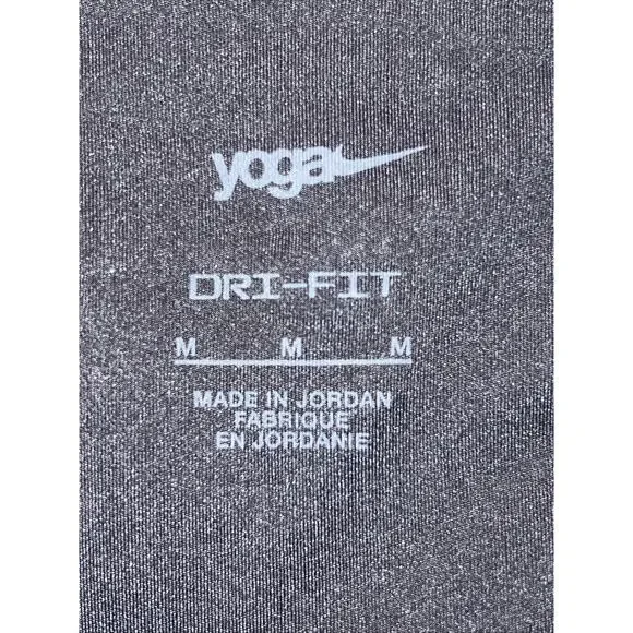 NIKE Women's YOGA Dri-FIT Yoga High-Waist 7/8 Metallic Trim Leggings NWT MEDIUM - Picture 8 of 8